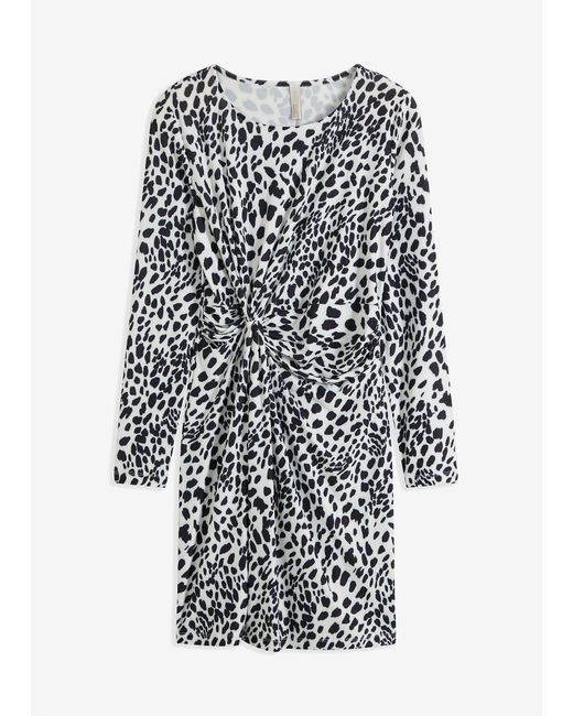 Abito Con Nodo di bonprix in White
