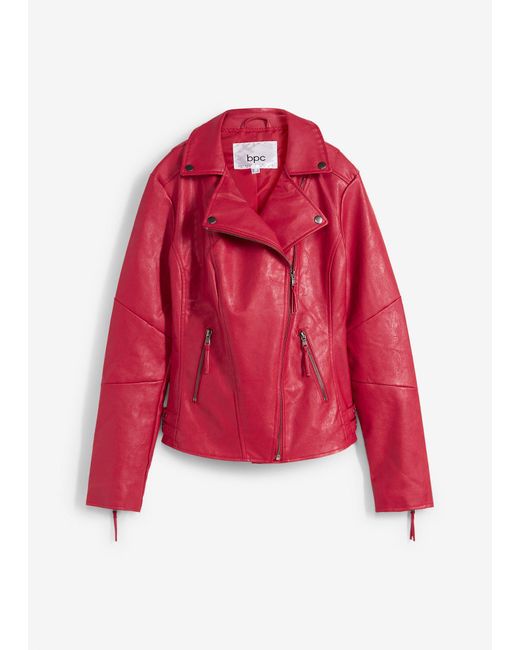 bonprix Red Lederimitat-Jacke