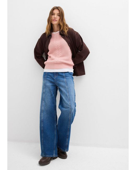Gilet di bonprix in Pink
