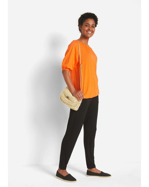 Maglia A Maniche Corte di bonprix in Orange