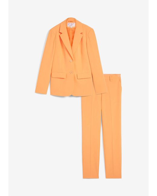 Tailleur (Set 2 Pezzi) di bonprix in Orange