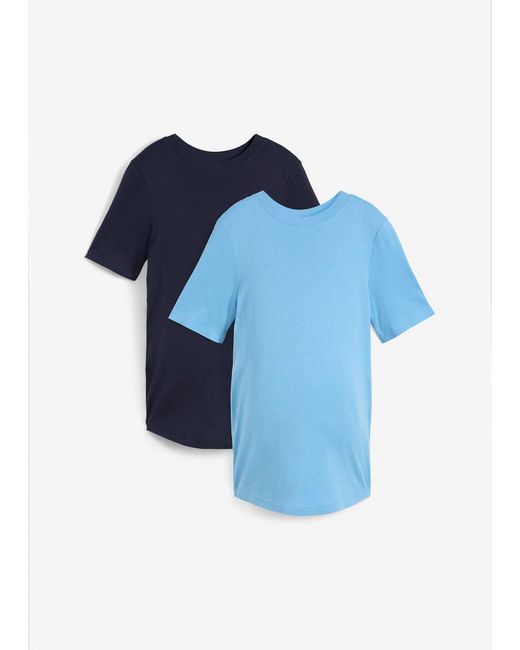 Maglia Prémaman A Coste di bonprix in Blue