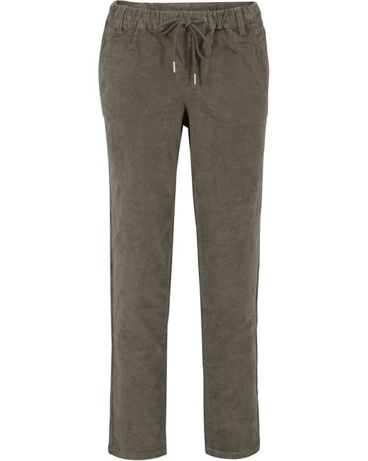 bonprix Gray Cordhose Mit Bequembund