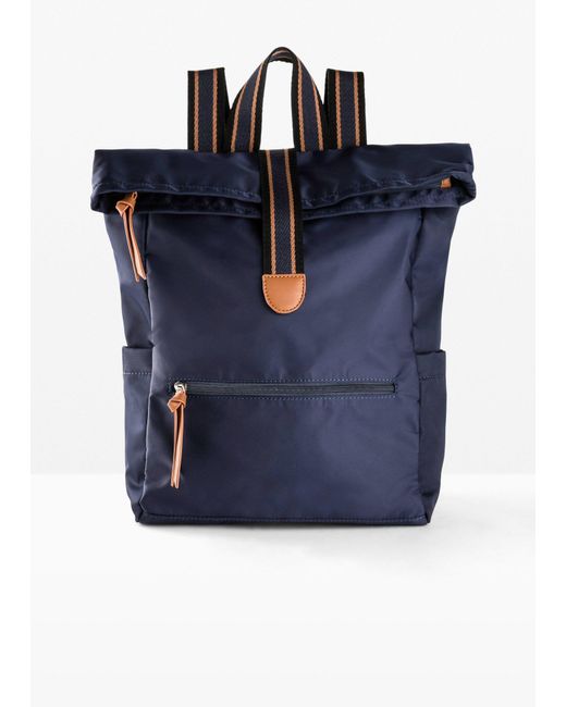 bonprix Blue Rucksack Mit Kontrastdetails