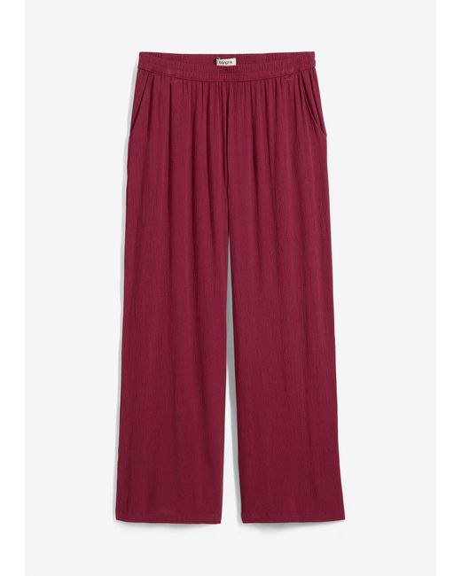 Pantaloni A Palazzo di bonprix in Red