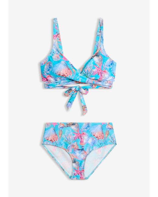 bonprix Bralette Bikini in het Blue