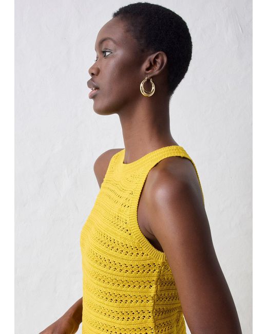 Top di bonprix in Yellow