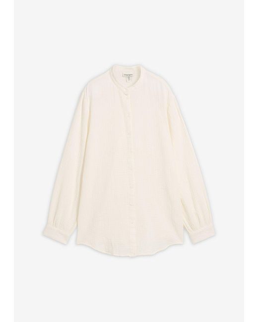 Camicia Lunga di bonprix in White