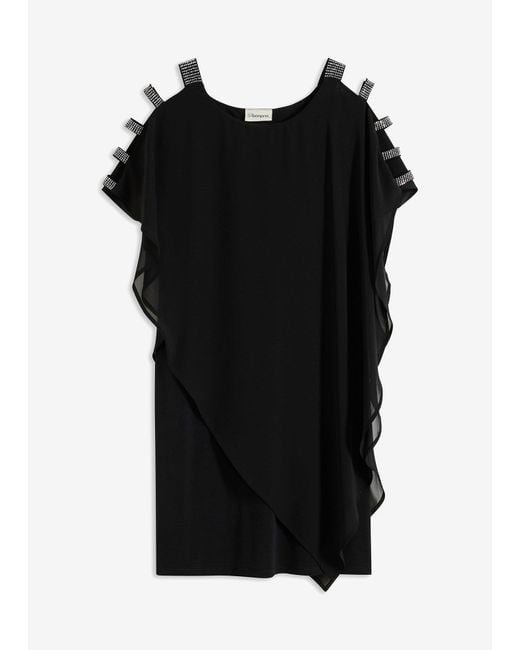 Abito Con Dettagli di bonprix in Black