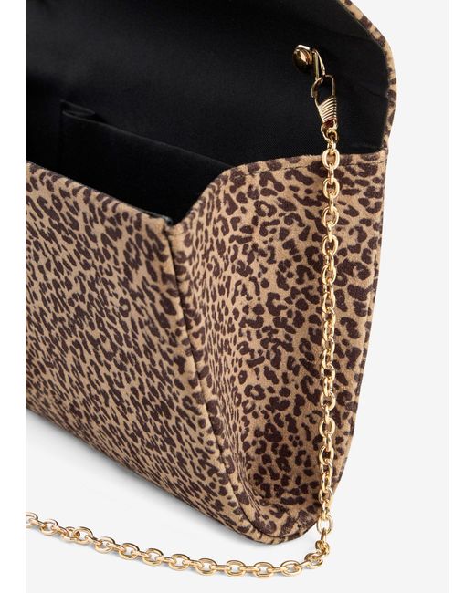 Pochette Leopardata di bonprix in Brown