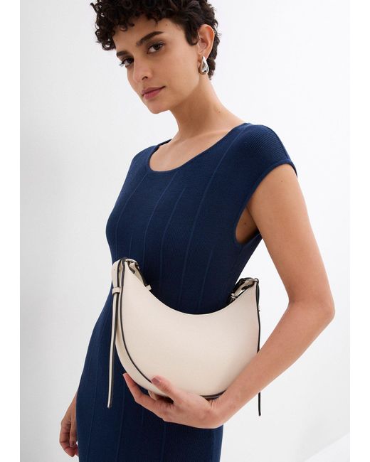 bonprix Blue Figurbetontes Strickkleid Aus Viskose-Mix