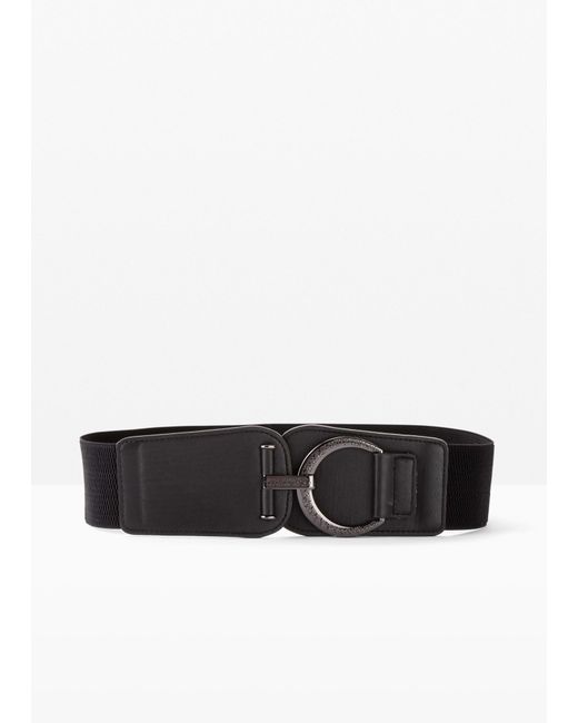 bonprix White Stretchgürtel Mit Auffälligem Verschluss