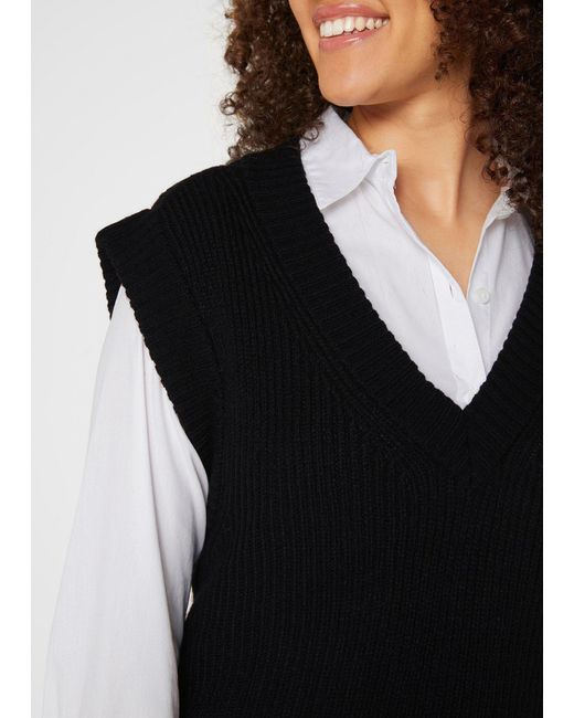 bonprix Black Pullunder