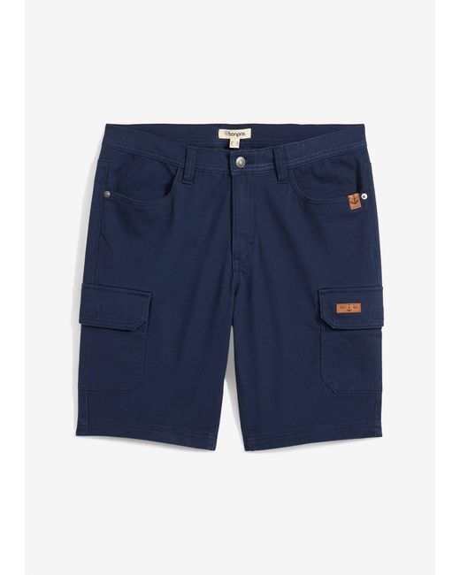 Bermuda Elasticizzati, Regular Fit di bonprix in Blue da Uomo
