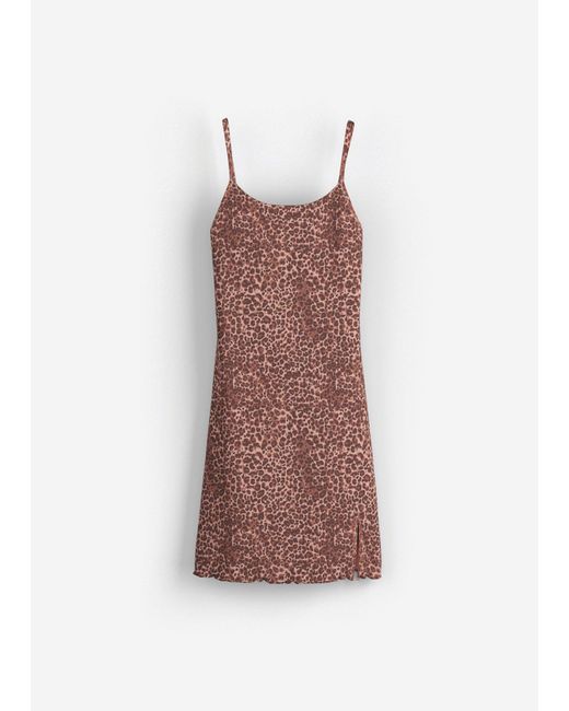 bonprix Brown Minikleid Aus Mesh