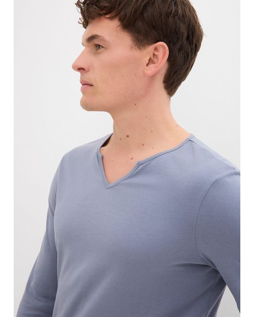 Maglia A Maniche Lunghe di bonprix in Blue da Uomo