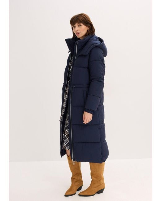 bonprix Blue Wasserabweisender Steppmantel
