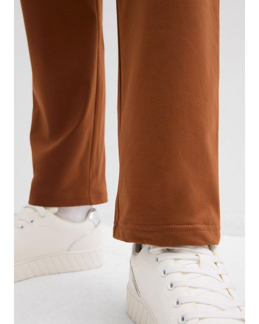 Leggings Termici Con Tasche Zippate di bonprix in Brown