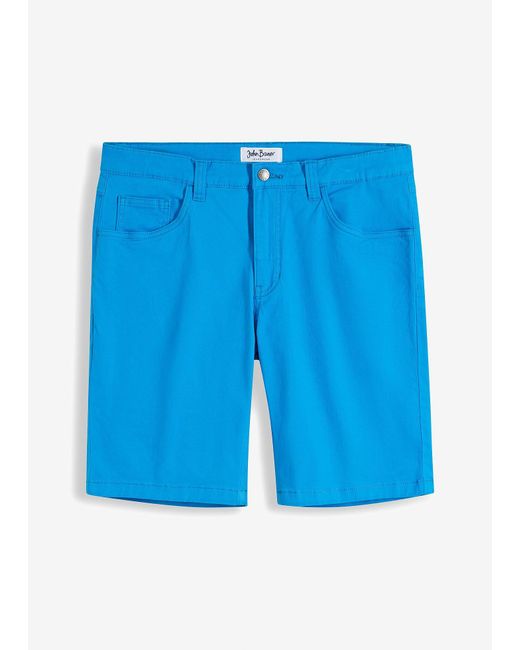 Bermuda Elasticizzati, Regular Fit di bonprix in Blue da Uomo