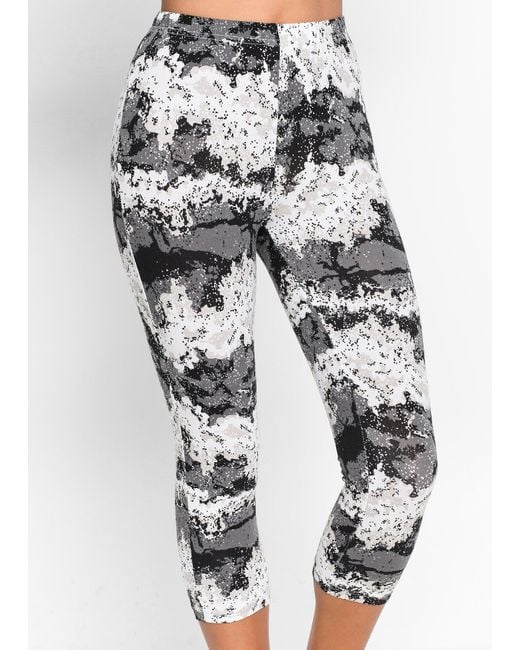 bonprix Black Capri Pyjama