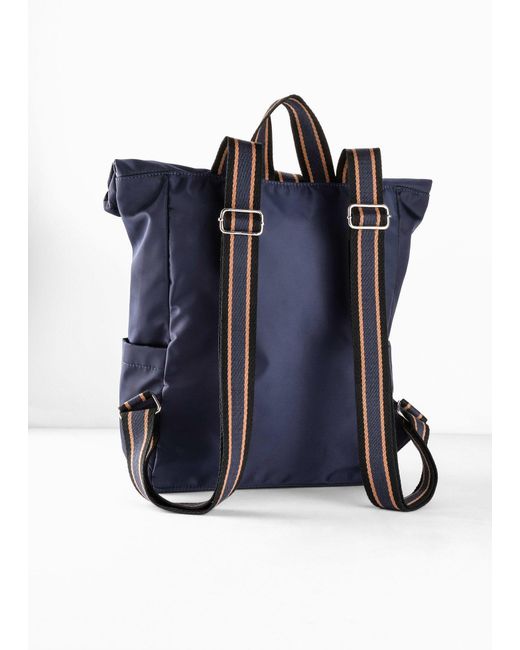 bonprix Blue Rucksack Mit Kontrastdetails