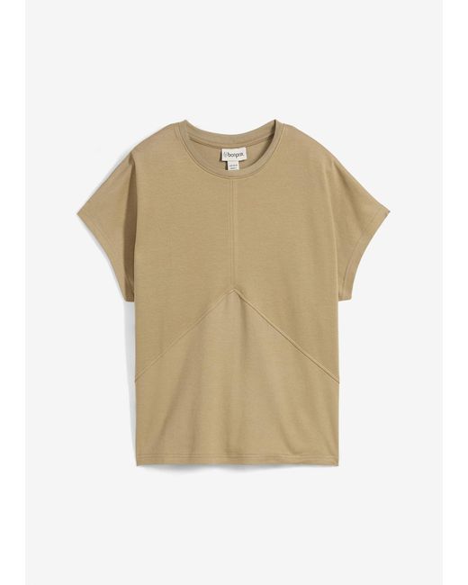 bonprix Natural T-Shirt Aus Reiner Bio-Baumwolle