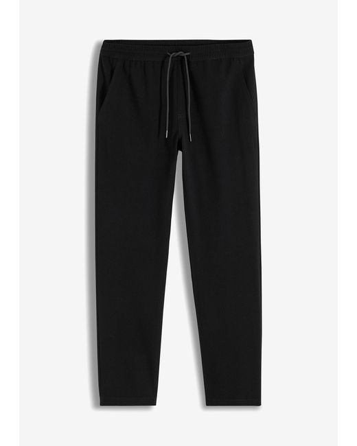 Pantaloni Elasticizzati Con Elastico di bonprix in Black da Uomo
