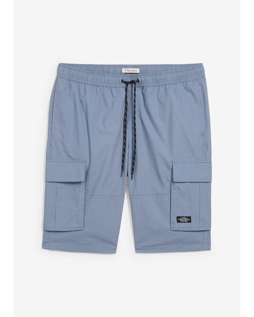 Bermuda Cargo Con Elastico di bonprix in Blue da Uomo