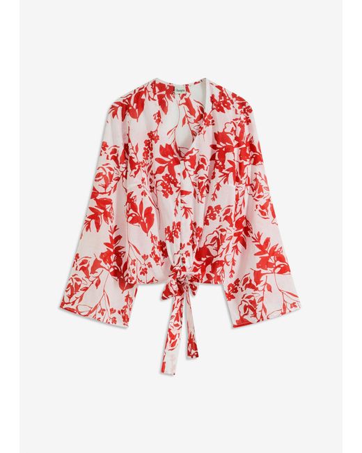Blusa Fantasia di bonprix in Red