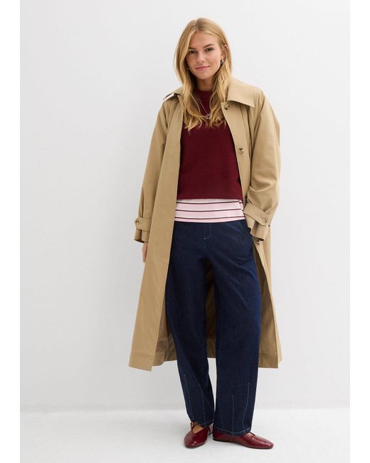 bonprix Red Pullover Mit Baumwolle