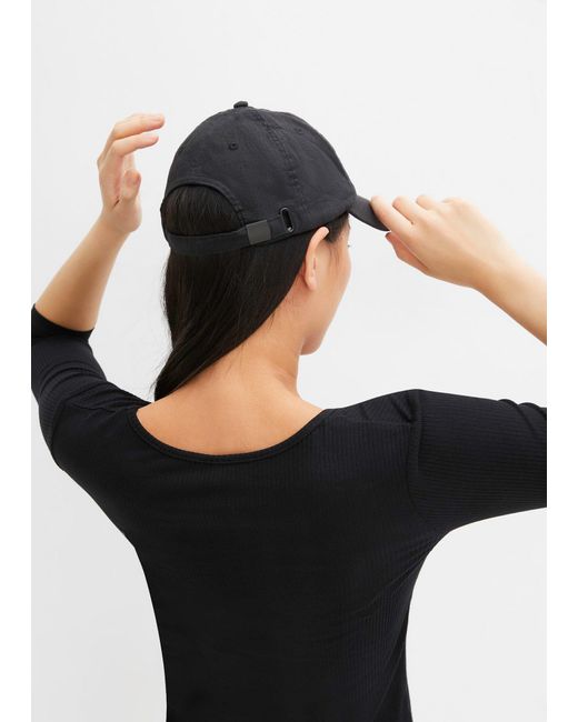 Maglia A Coste di bonprix in Black