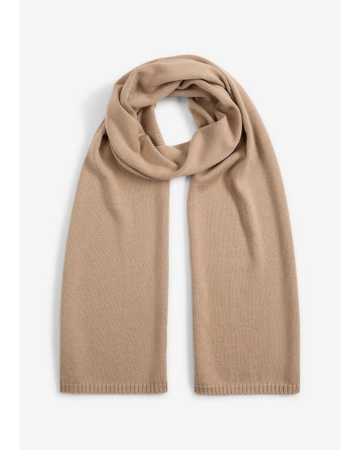bonprix Natural Feinstrickschal Mit Merinowolle