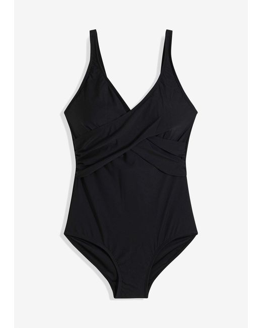 Costume Intero Con Effetto Modellante Leggero di bonprix in Black