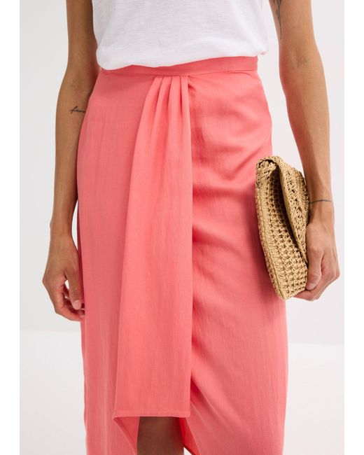 Gonna Midi di bonprix in Pink