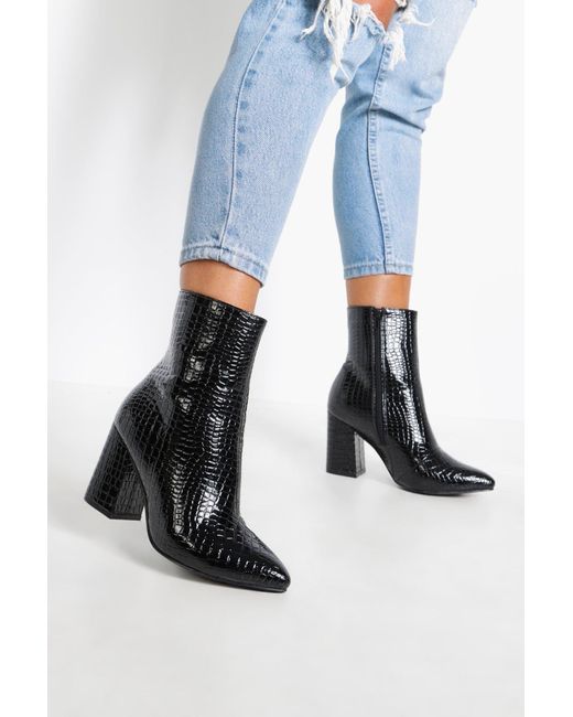 wide width heel boots