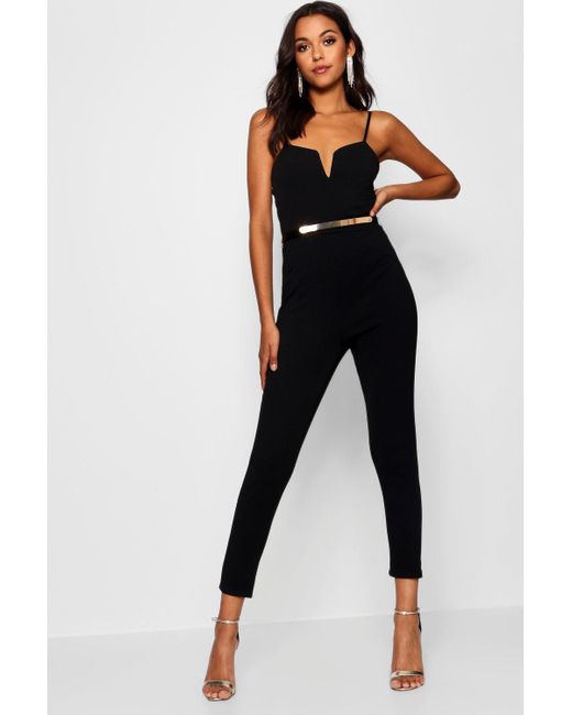 Belted jumpsuit Clearance