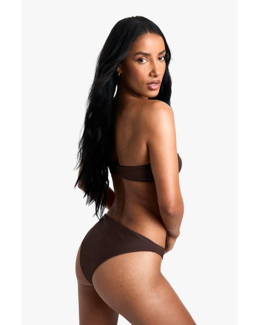 Boohoo Black Swimwear Essentials Bikini Brief