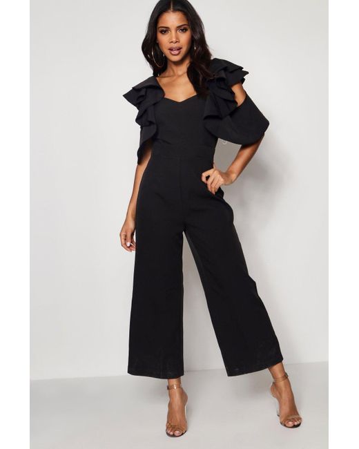 Boohoo Statement Ruffle Cross Back 