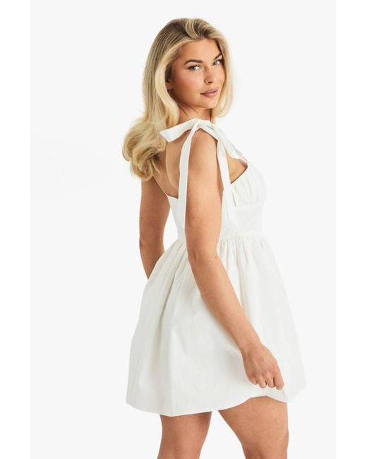 white ankle length dress L'AGENCE Lilith Sequin Dress In White/Black