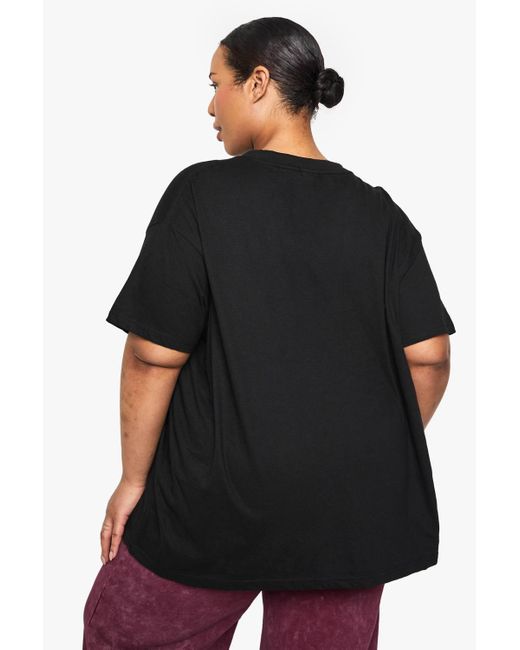 Boohoo Black Plus Oversized T-Shirt