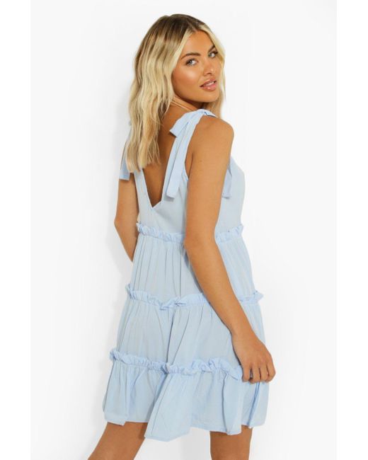 strap swing dress