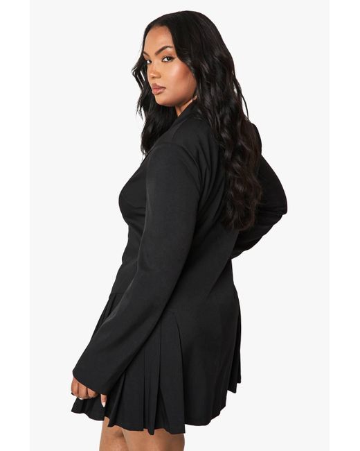 blazer with skater dress Black Blazer with Skater Dress Outfits (5 ideas & outfits)