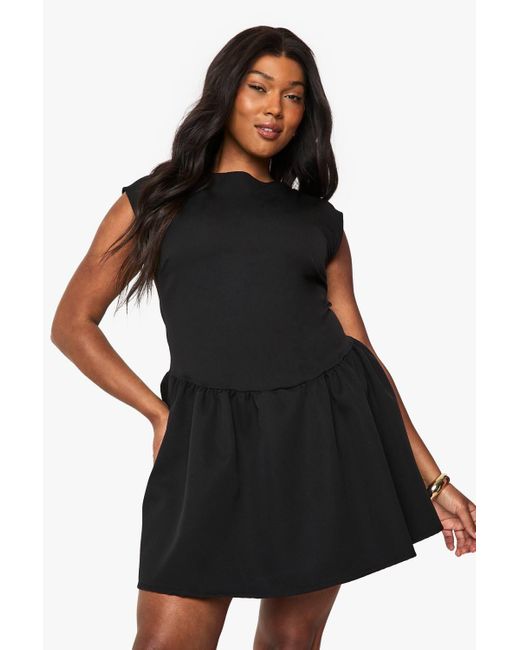 black mini dress loose Petal and Pup Women's Allegra Linen Mini Dress main image 1