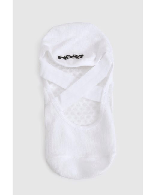 Calcetines Dsgn Para Pilates Y Yoga Boohoo de color White