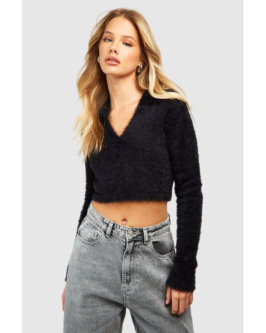 Boohoo cropped jumper discount
