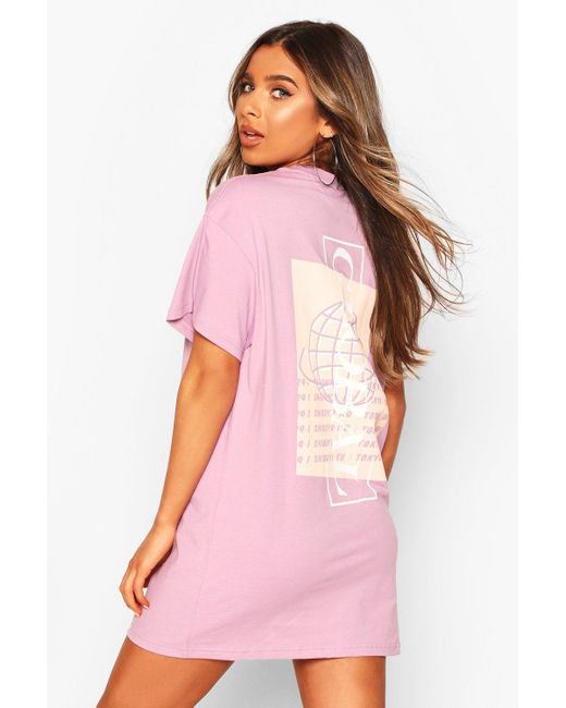 slogan oversized t shirt dress