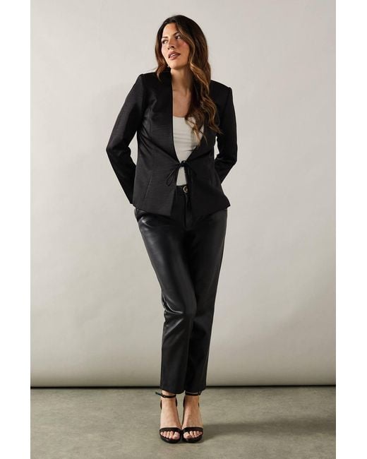 Wallis Black Tie Detail Jacket