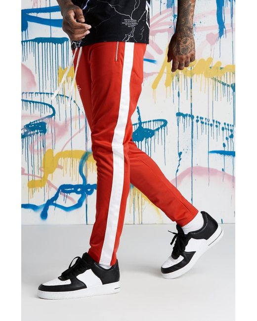 boohooman tricot joggers
