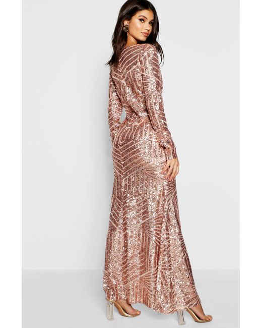 mesh sequin maxi dress