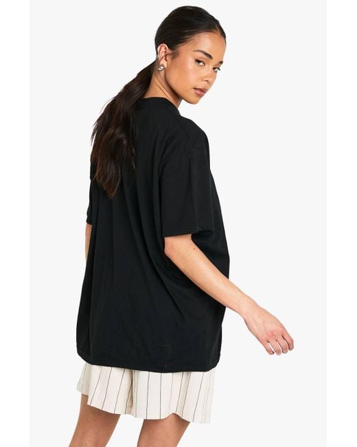 Boohoo Black Basic Oversized T-Shirt
